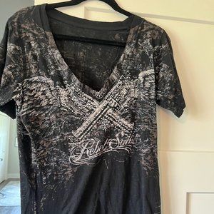 Rebel Saints Rinestone T-shirt